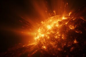 sol explodindo