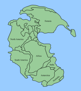 Representação da Pangeia